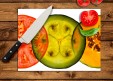 Planche à  découper meli-mélo légumes