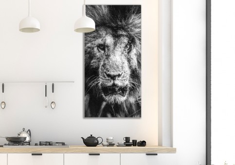 Tableaux personnalisés  Portrait lion