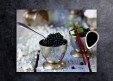 set de table personnalisé Caviar noir