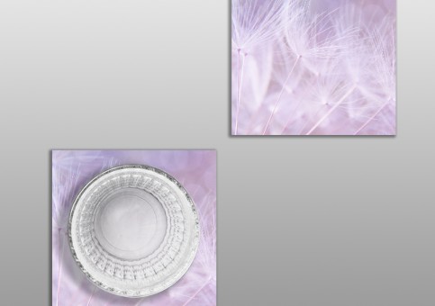 Dessous de verre Pissenlit violet