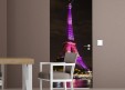 Habillage de porte Tour Eiffel Rose