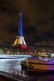 Habillage de porte Tour Eiffel tricolore