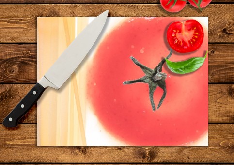 Planche à  découper Tomate