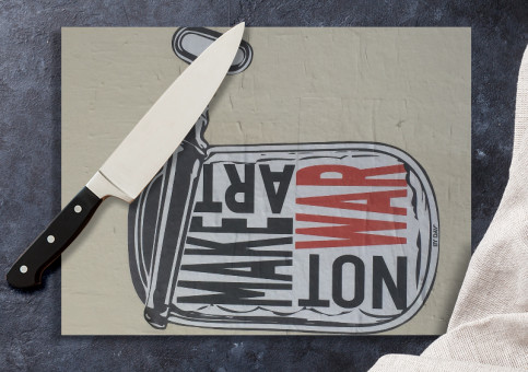 Planche à  découper Paix