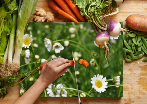 Planche à  découper Marguerites