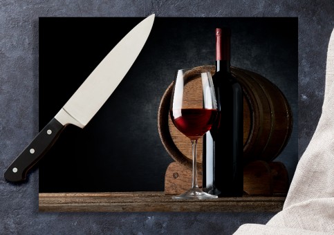 Planche à  découper Cuvée vin rouge