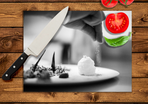 Planche à  découper Dressage assiette 1