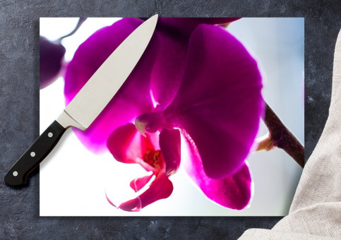 Planche à  découper Orchidée 2