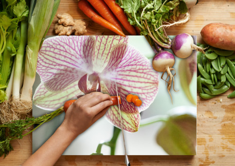 Planche à  découper Orchidée 4
