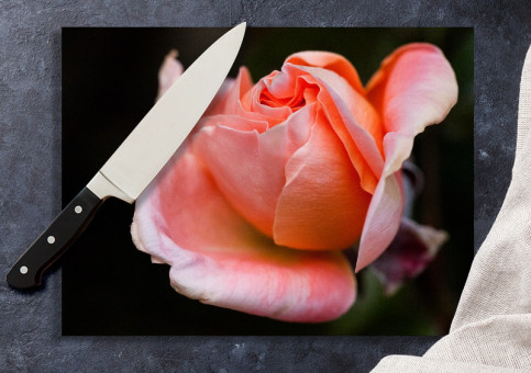 Planche à  découper Rose rose 2