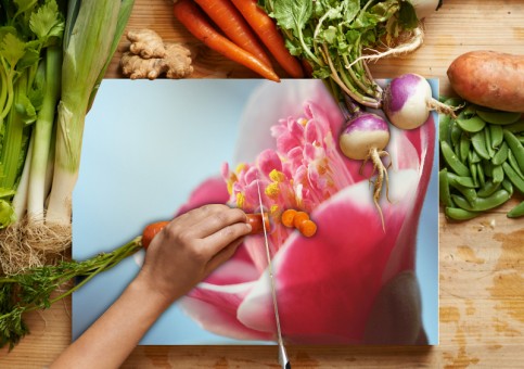 Planche à  découper Camelia