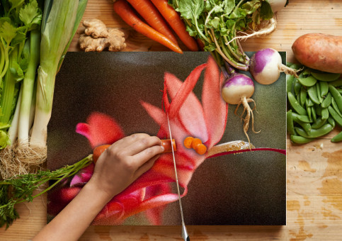 Planche à  découper Fleur de cactée