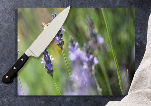 Planche à  découper Les fleurs de la lavande