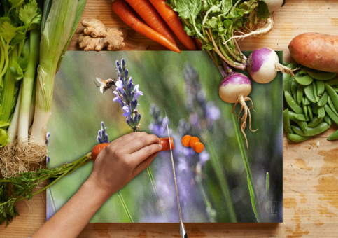 Planche à  découper Les fleurs de la lavande