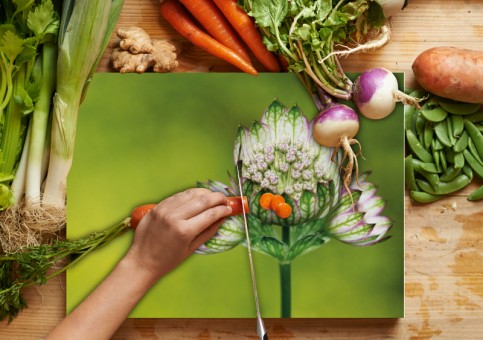 Planche à  découper Fleur 