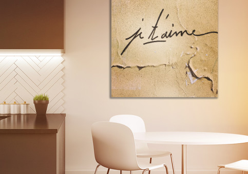 Tableaux personnalisés  Je t'aime