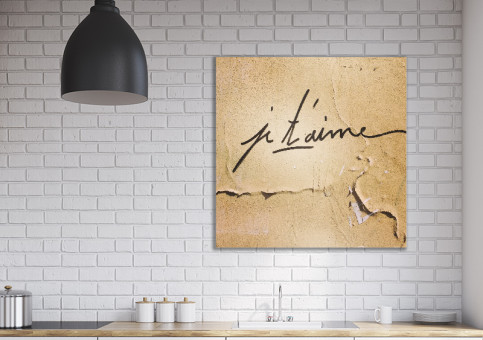 Tableaux personnalisés  Je t'aime