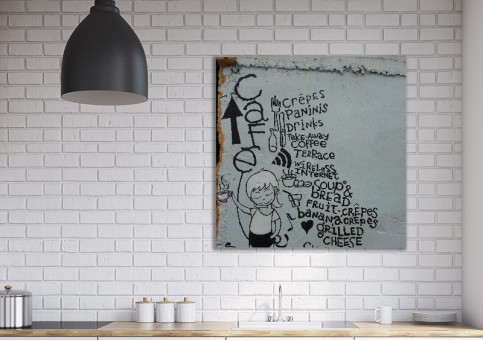 Tableaux personnalisés  Menu graffitis 