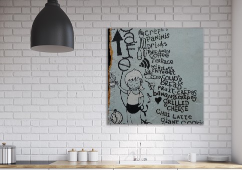 Tableaux personnalisés  Menu graffitis 