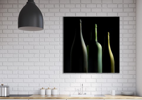 Tableaux personnalisés  3 bouteilles de vin