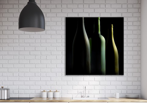 Tableaux personnalisés  3 bouteilles de vin