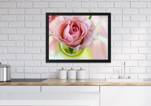 Tableaux personnalisés  Rose tendre