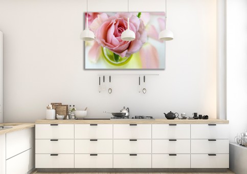 Tableaux personnalisés  Rose tendre