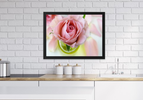 Tableaux personnalisés  Rose tendre
