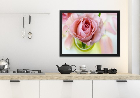 Tableaux personnalisés  Rose tendre