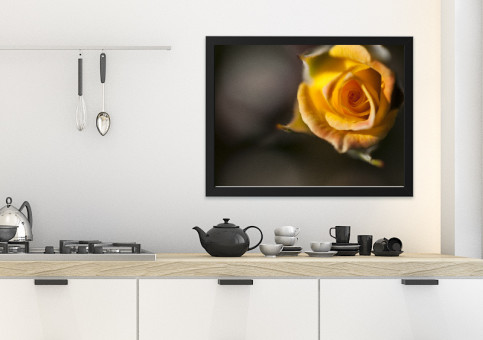 Tableaux personnalisés  Rose jaune