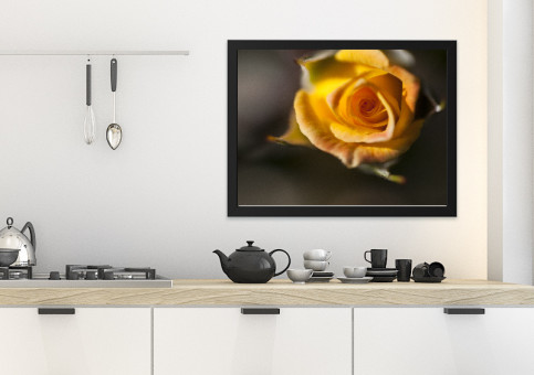 Tableaux personnalisés  Rose jaune