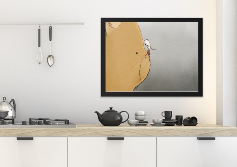 Tableaux personnalisés  Chat et souris