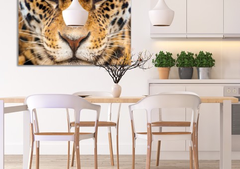 Tableaux personnalisés  Portrait Léopard