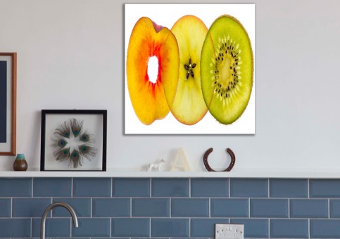 Tableaux personnalisés  meli-mélo 3 fruits