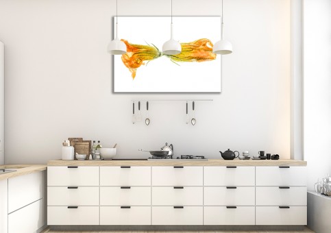 Tableaux personnalisés  Fleurs de courgette