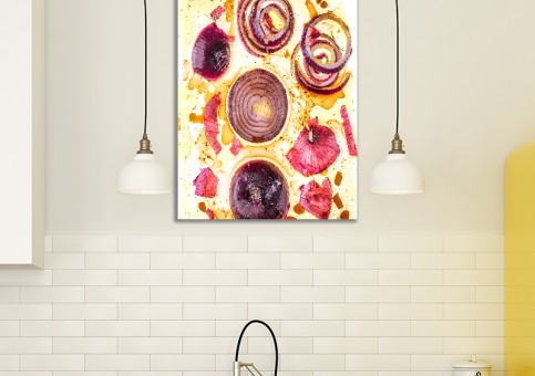 Tableaux personnalisés  Oignons rouges