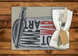 set de table personnalisé Paix