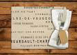 set de table personnalisé Prose viticole