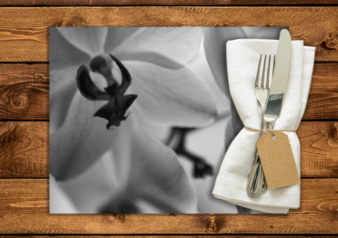 set de table personnalisé Orchidée 1