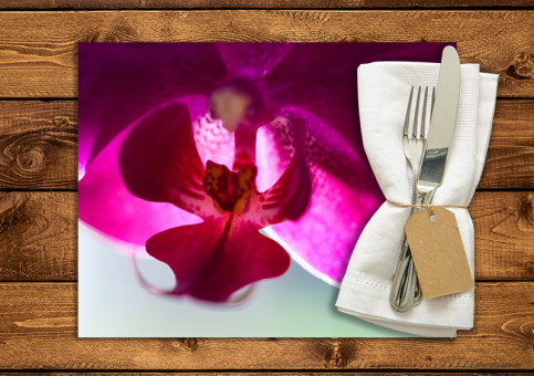 set de table personnalisé Orchidée 3