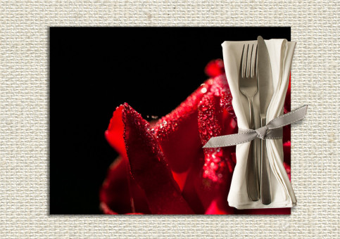 set de table personnalisé Rose Dr Watson 2