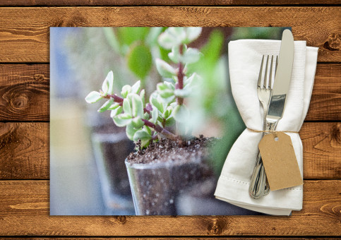 set de table personnalisé Fleurs printanià¨res