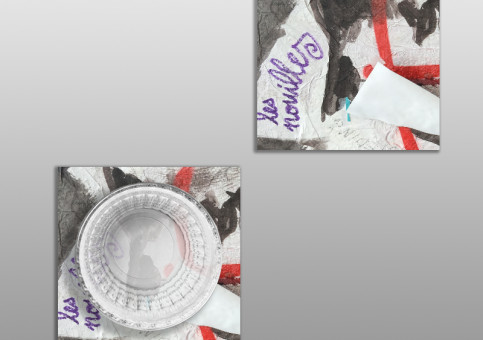 Dessous de verre Les nouilles