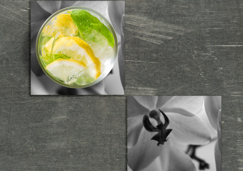 Dessous de verre Orchidée 1