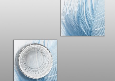 Dessous de verre Plume