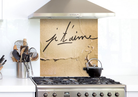 Crédence Je t'aime