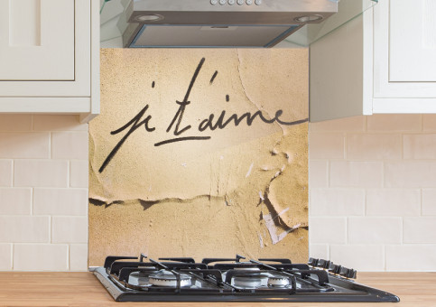 Crédence Je t'aime