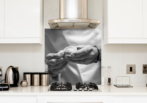 Crédence Chef en cuisine 1