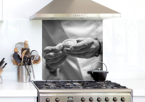 Crédence Chef en cuisine 1