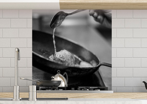 Crédence Chef en cuisine 2